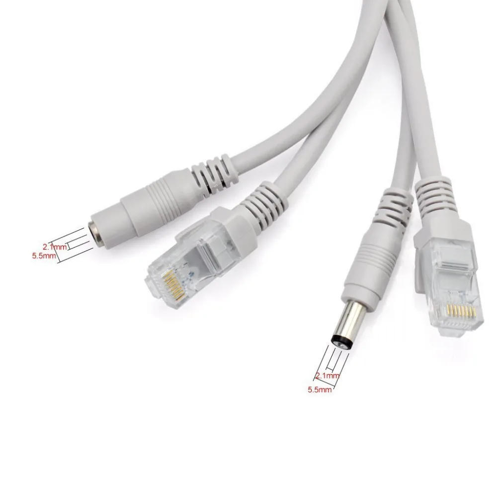 Сетевой кабель для системы видеонаблюдения 10 м/33 фута RJ45 CAT5/CAT 5e + удлинитель