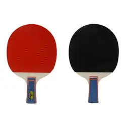 2 шт. карбоновые ракетки для настольного тенниса с двойным лицом прыщи-В Настольный теннис Резина ракетка для пинг-понга с 3 шариками