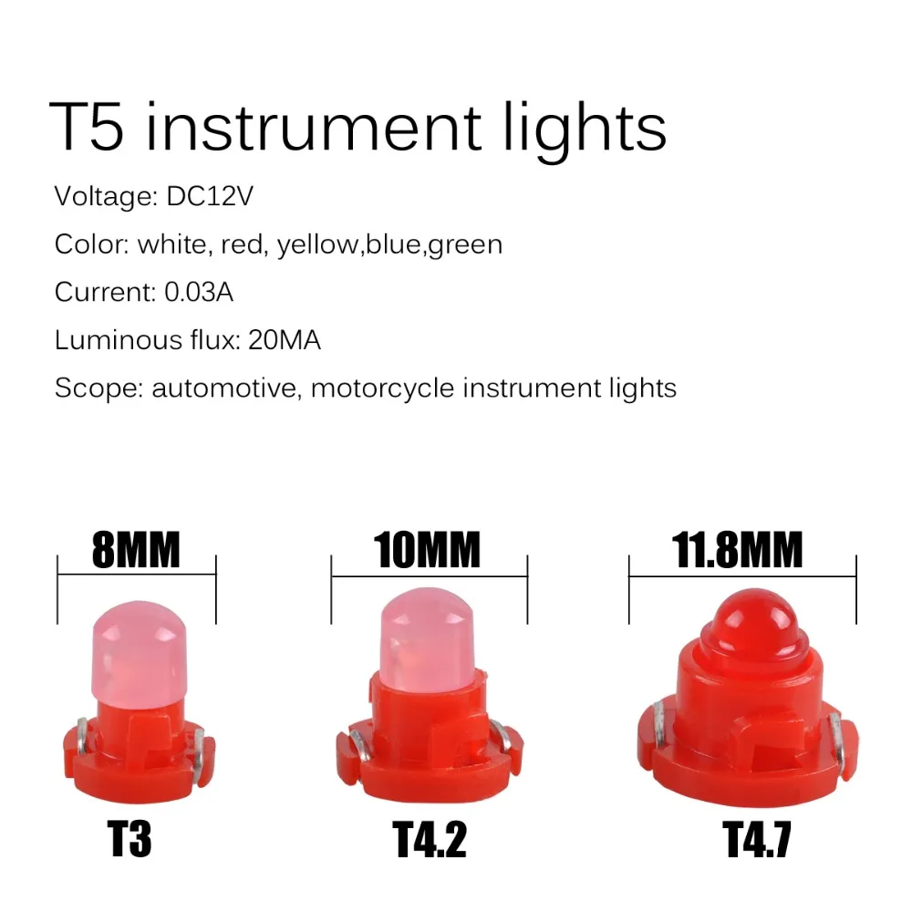 Внутренний свет T3 T4.2 T4.7 cob Светодиодная лампа с клиновидным цоколем авто лампа подсветки для панели приборов лампы 12 В автомобильный Стайлинг Автомобильный светодиодный свет
