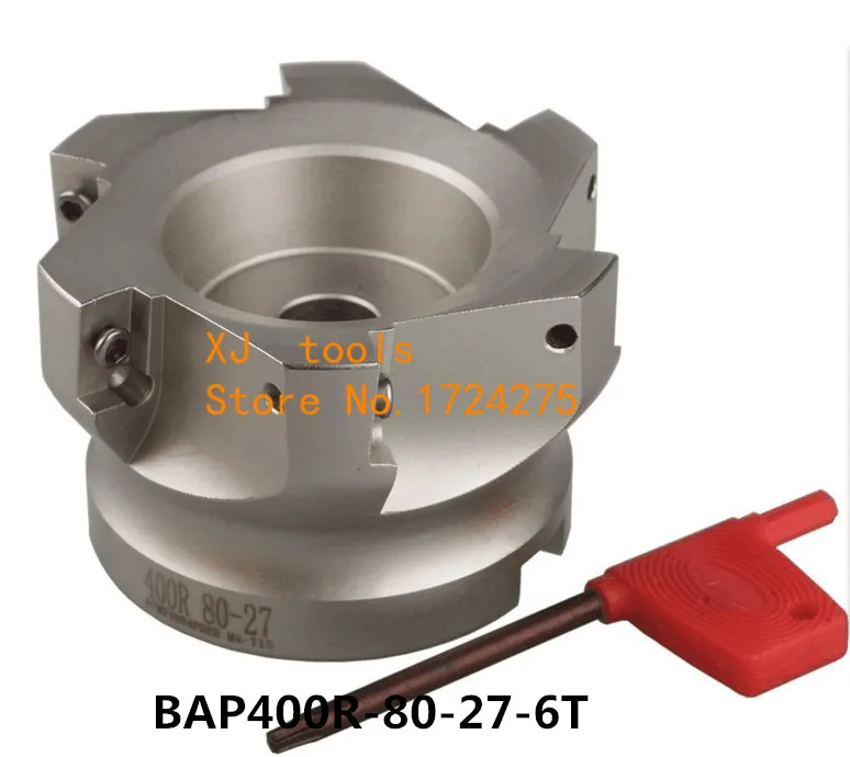 

New 1pcs BAP400R 80 27 6T right angle shoulder face mill cutter,Face Mill Shoulder Cutter For Milling Machine