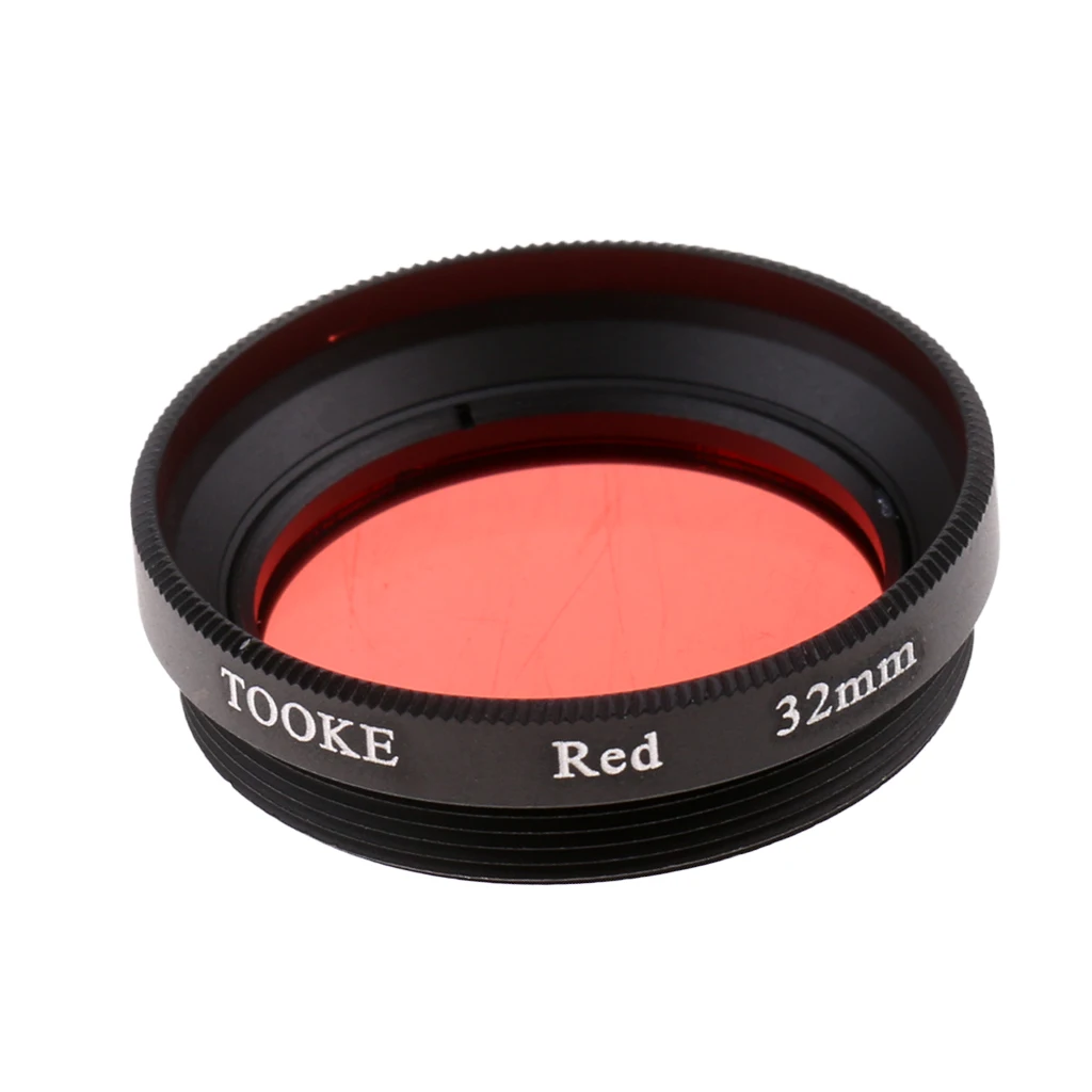 Universal 32mm Red Diving Filter Thread Mount For Smart Phone Underwater Housings