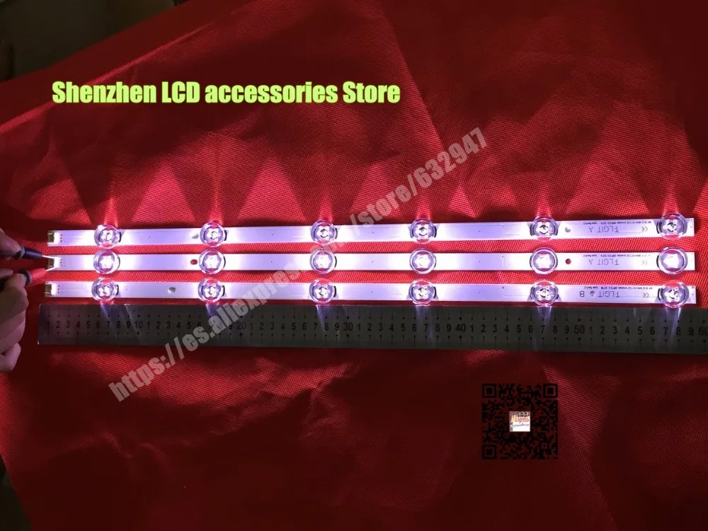 

3piece/lot FOR LED Backlight for LG Innotek DRT 3.0 32"A B LC320DUE Lv320DUE 32LF5800 FG A3 2piece A + 1piece B 59CM