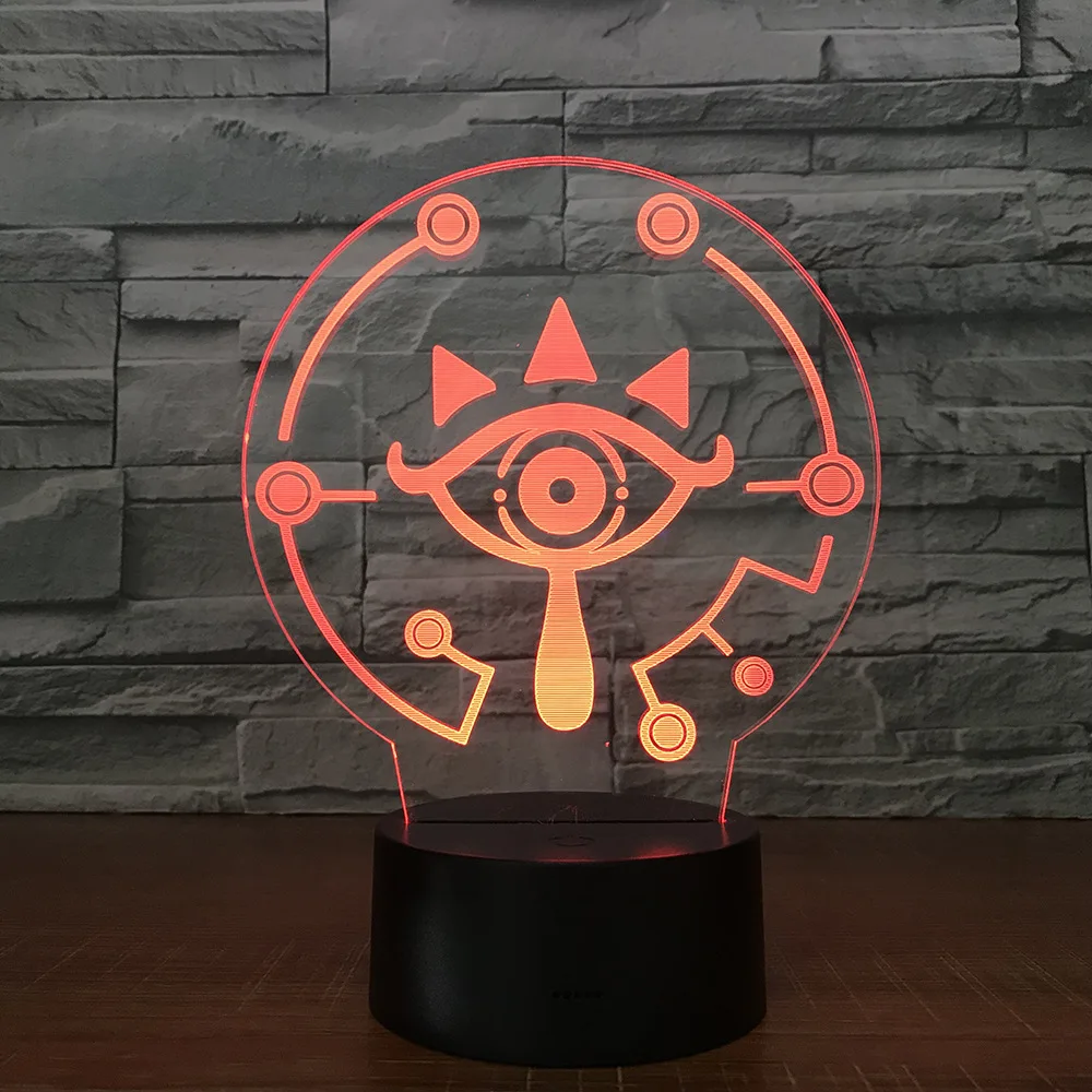  The Legend of Zeldas 3D Table Lamp Link BREATH OF THE WILD LINK Nightlight 7 Color Changing Visual  - 32892779186