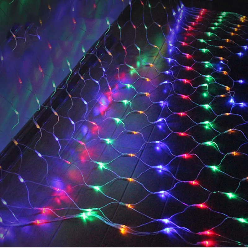 SPLEVISI 1.5M*1.5M 3X 2M LED Net Mesh String Fairy Lights christmas lights Home Party Wedding christmas tree decoration lights SPLEVISI 1.5M*1.5M 3X 2M LED Net Mesh String Fairy Lights christmas lights Home Party Wedding christmas tree decoration lights