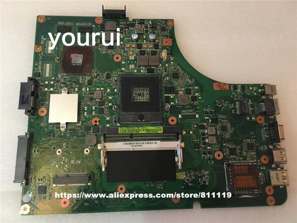 Yourui k53sv rev 2 3/3 0/2 1/3 1 подходит для asus X53S A53S K53SJ K53SC P53S K53SV GT520M материнская плата HM65 |