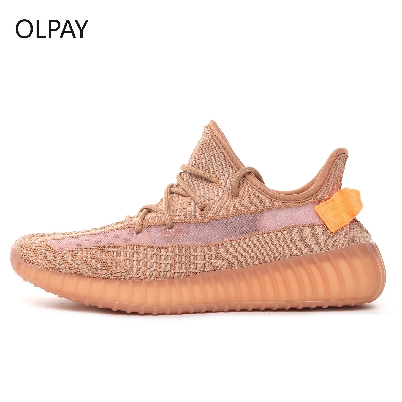 

OLPAY yeezys New Fashion yeezys air 350 Design Breathable Flying Weaving Sneakers Men Sport Shoes Red Bottom Shoes