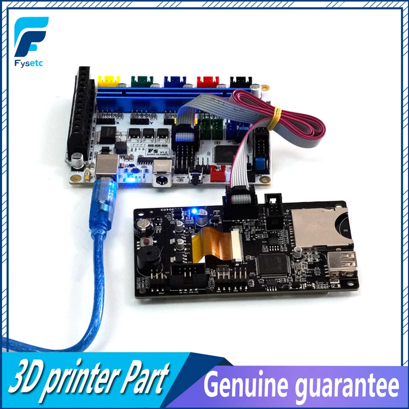 Плата управления FYSETC F5 V1.2 на базе ATMEGA 2560 сменная основа 1 4 и плата Ramps + TFT32 ЖК экран