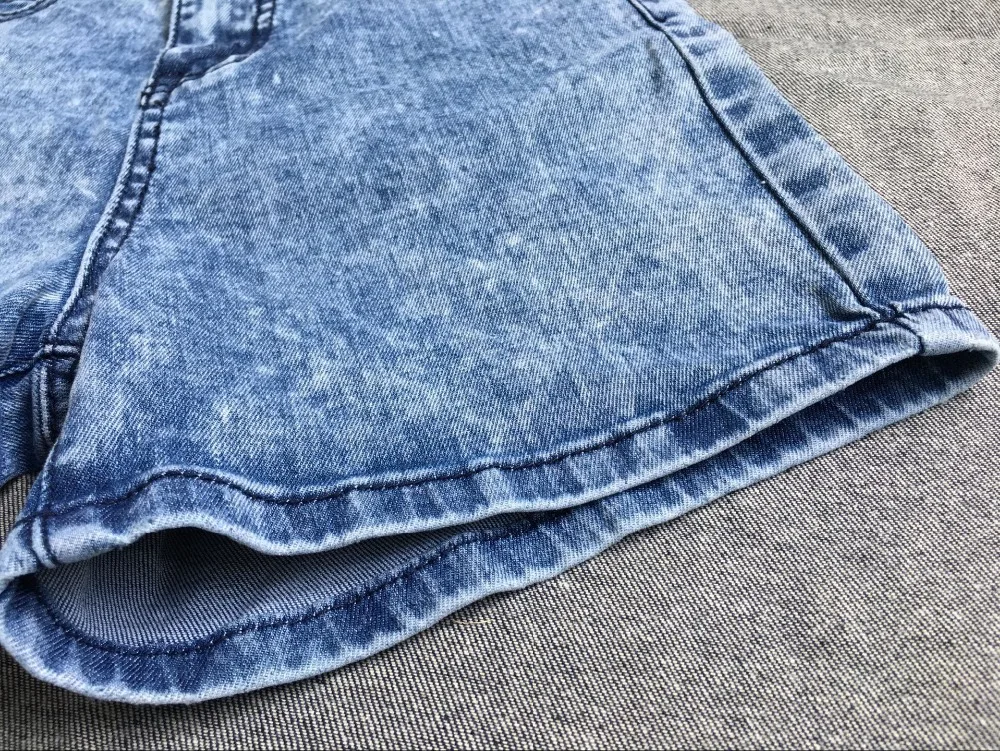 2017 Высокое качество модные бурлящие штаны Для женщин Джинсовые шорты Высокая Талия Тонкий стрейч промывают снежинки Джинсы для женщин