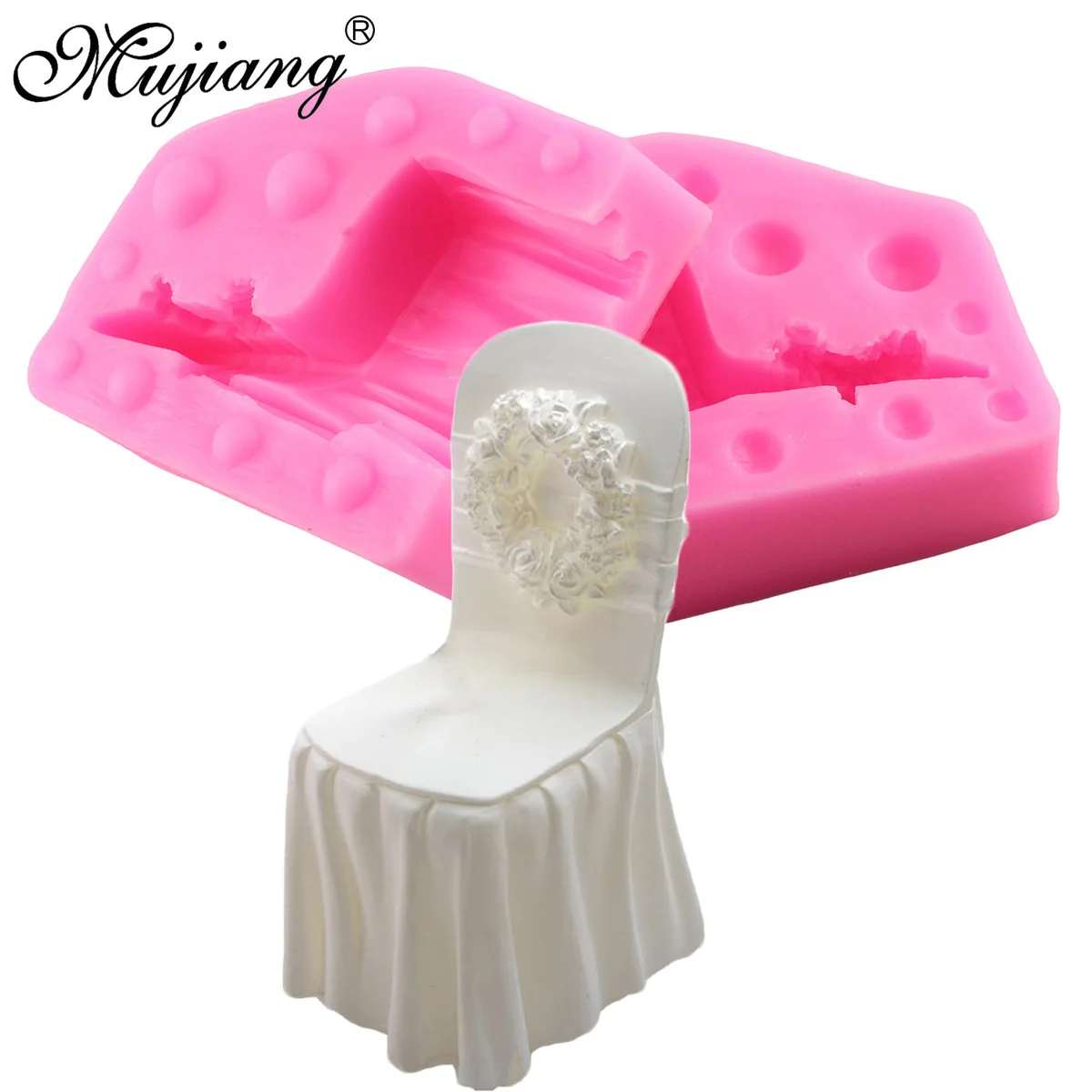 6-Cavity 3D Macaroon Hamburger Silicone Fondant Molds For Cake Decorating Chocolate Candy Mini Soap Bath Bomb