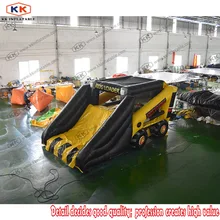 KK Factory Cheap Car Combo Commercial Bouncer Inflatables With Slide