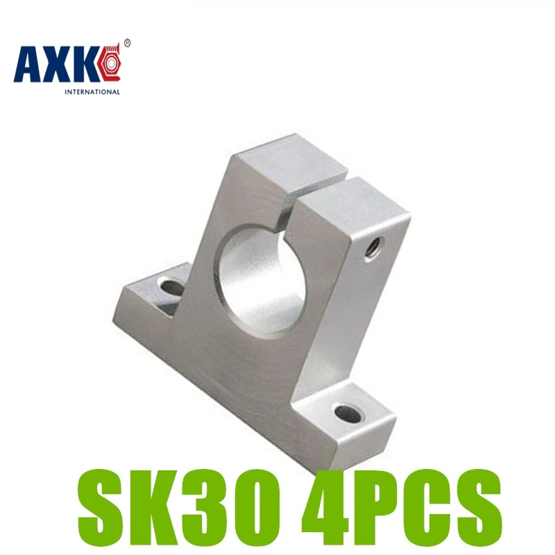 

2018 Thrust Bearing Ball Bearing Axk Free Shipping For 4pcs Sk30 Sh30a Shaft Support For 30mm Linear Round Xyz Table Cnc Parts