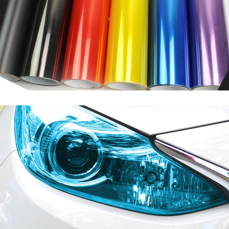 1pcs Vinyl Three Layers Motorcycle Auto Car Light Headlight Taillight