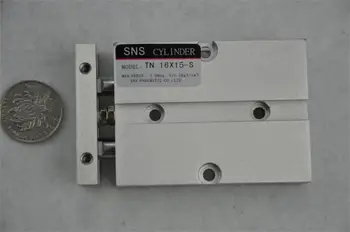 

SNS TN16 * 15-S with magnet Airtac type pneumatic dual rod double shaft air guide cylinderTNJ and TND customized
