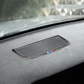 

Car Styling Accessories 3D Stickers for BMW E70 E71 X5 X6 Carbon Fiber Dashboard Speaker Decorative Panel Decoration