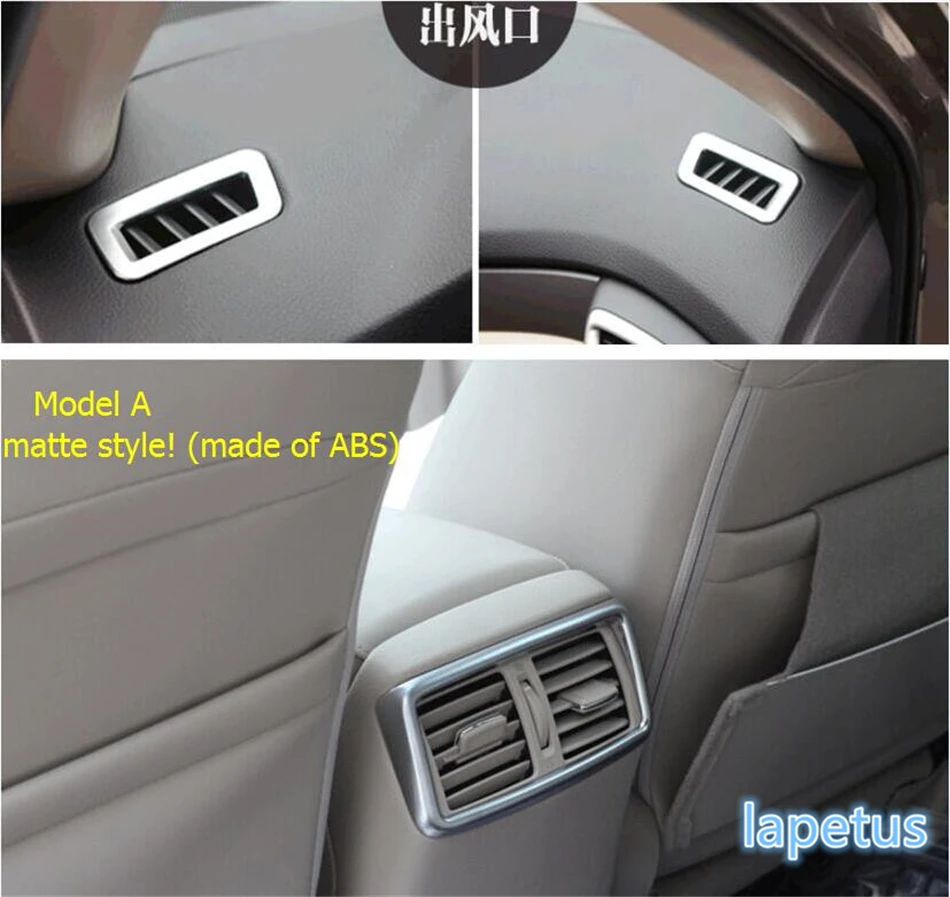 

3pcs For Nissan X-Trail T32 Rogue 2014 2015 ABS Front + Rear Air Conditioning Outlet Vent Cover Trim