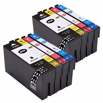 

XIMO 8PCS Remanufactured 802 802XL Ink Cartridges Compatible for WorkForce Pro WF-4730 WF-4720 WF-4740 WF-4734 Printer
