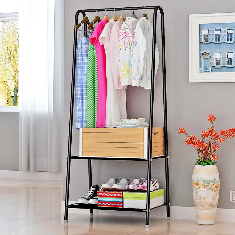 

Modern minimalist fashion creative standing livingroom storage furniture hanger racks stainless steel multi-functional coat rack