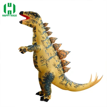 

Inflatable Stegosaurus Costume Jurassic World Park Dinosaur Costume Halloween Cosplay Costumes For Adult T-REX Dinosaur Costume