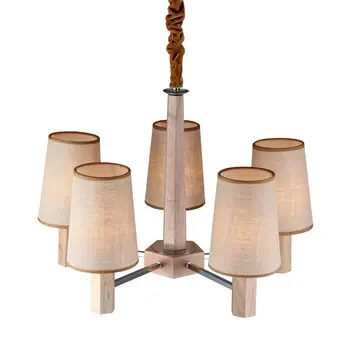 

2017 Modern Family Simple Popular Energy Saving American Village Fabric Bowl Type A Light Living Room Study Chandelier