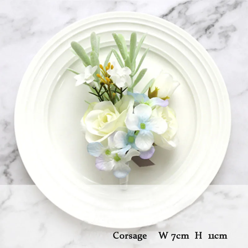 wrist corsage bracelet bridesmaid boutonniere men  (17)