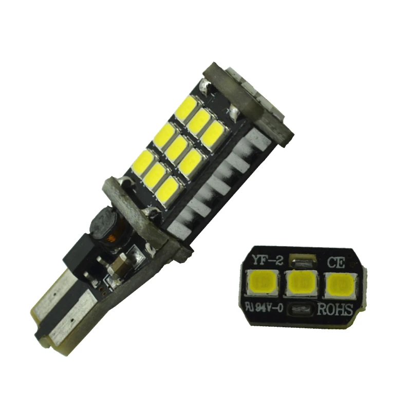 

10Pcs T15 W16W LED Reverse Light Bulbs 920 921 912 Canbus 2835 21SMD Highlight LED Backup Parking Light Lamp Bulbs 12V