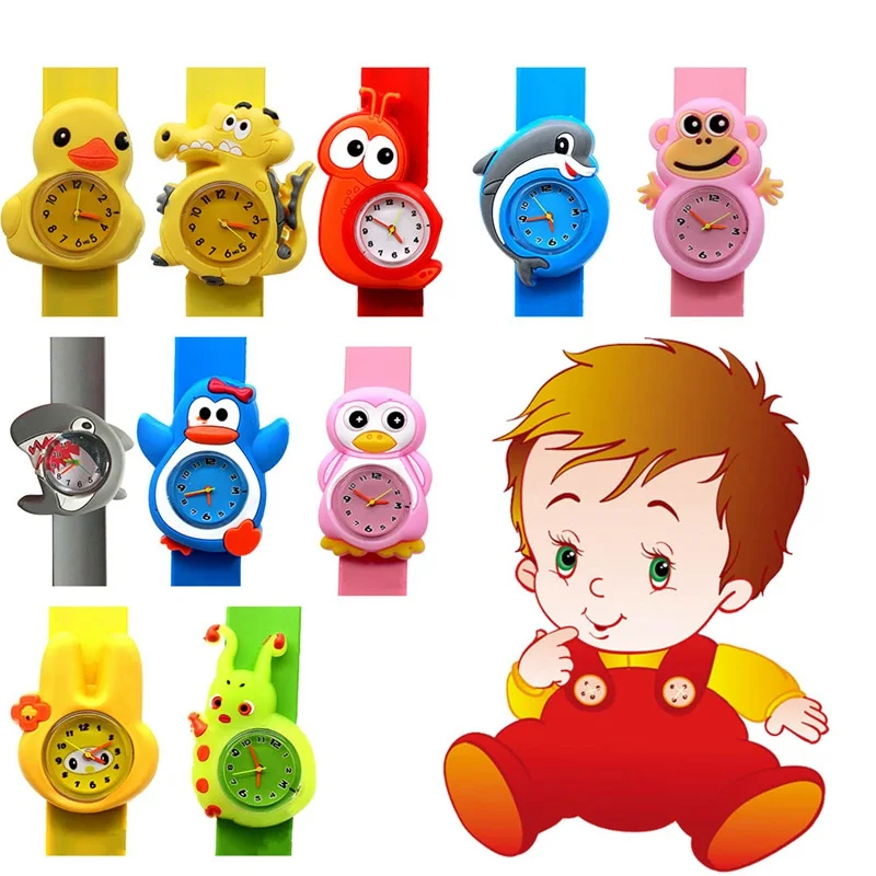 Детские 3D мультфильм дети время игрушки детские часы кварцевые для девочек мальчиков подарки