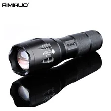 

8000 Lumens Flashlight 5-Mode CREE XM-L T6 LED Flashlight Zoomable Focus Torch by 1*18650 Battery or 3*AAA Battery
