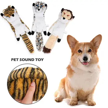 

Dog Squeaky Toy Plush Sounding Doll Wear-resistant Bite-resistant Natural Non-toxic Fun Toy For Pet Dog Interactive Training Toy