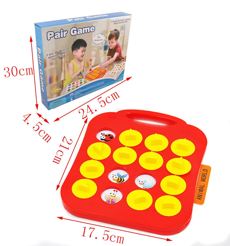 Детские игрушки для обучения памяти, соответствующие парные игры, интерактивные родитель, ребенок, связывают шахматы для раннего обучения