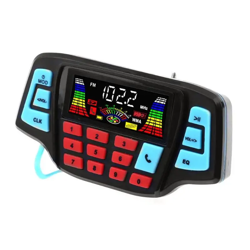 Bluetooth MP3 плеер VODOOL на руль мотоцикла динамик звуковая система для USB TF FM радио