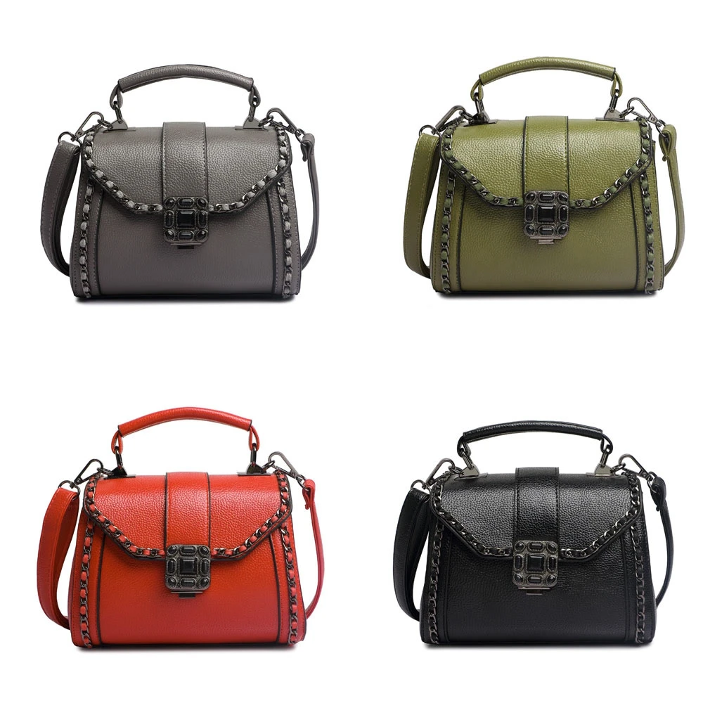 2017 Fashion Mini PU Leather Women Crossbody Bags Rivet Vintage