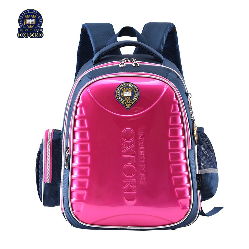 

UNIVERSITY OF OXFORD children/kid elementary orthopedic school bag books shoulder school bag for girls grade 1-3-6
