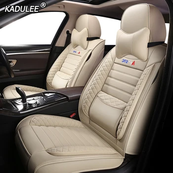 

KADULEE Leather car seat cover for bmw e46 e36 e39 e90 x5 e53 f11 e60 f30 x3 e83 x1 x2 x4 x6 e30 z2 z4 1/2/3/4/5 series car seat