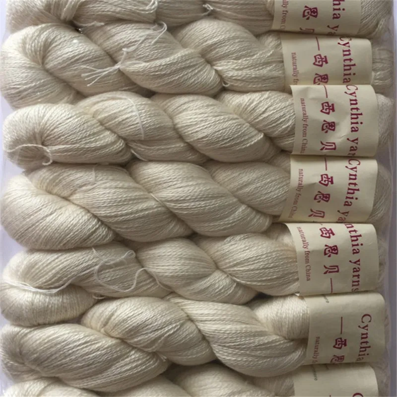 Transparant vervolgens middag 1 Kg/partij Ongeverfde Natuurlijke Zijde Merino Garen Hank Zijde Merino  Vingeren Garen Hand Breien Garen Voor Trui Sjaal|silk merino yarn|merino  yarnhand knitting yarn - AliExpress