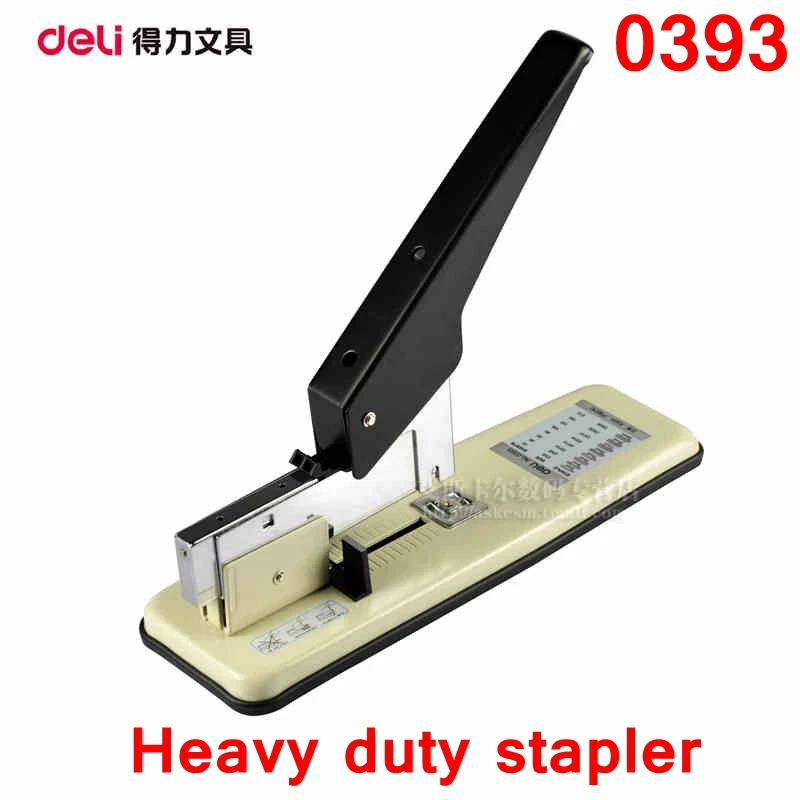 Deli 0393 heavy duty stapler office supplier for 15 210 papers/70g