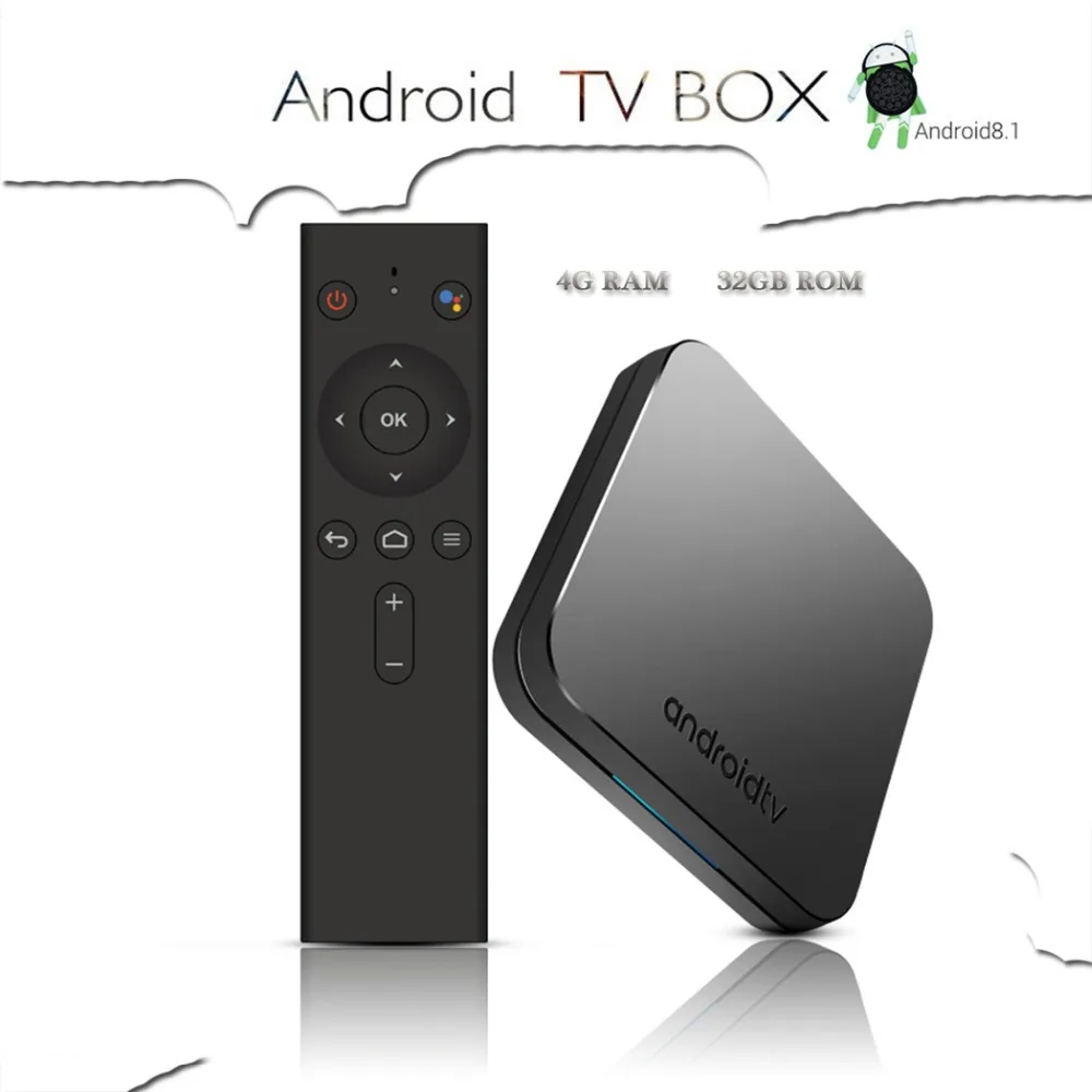 

Mecool KM9 Android 8.1 TV Box Smart TV 4K Set Top Box IPTV OTT Box Amlogic S905X2 4G RAM/32G ROM Dual Band WiFi 5G 100Mbps BT4.1