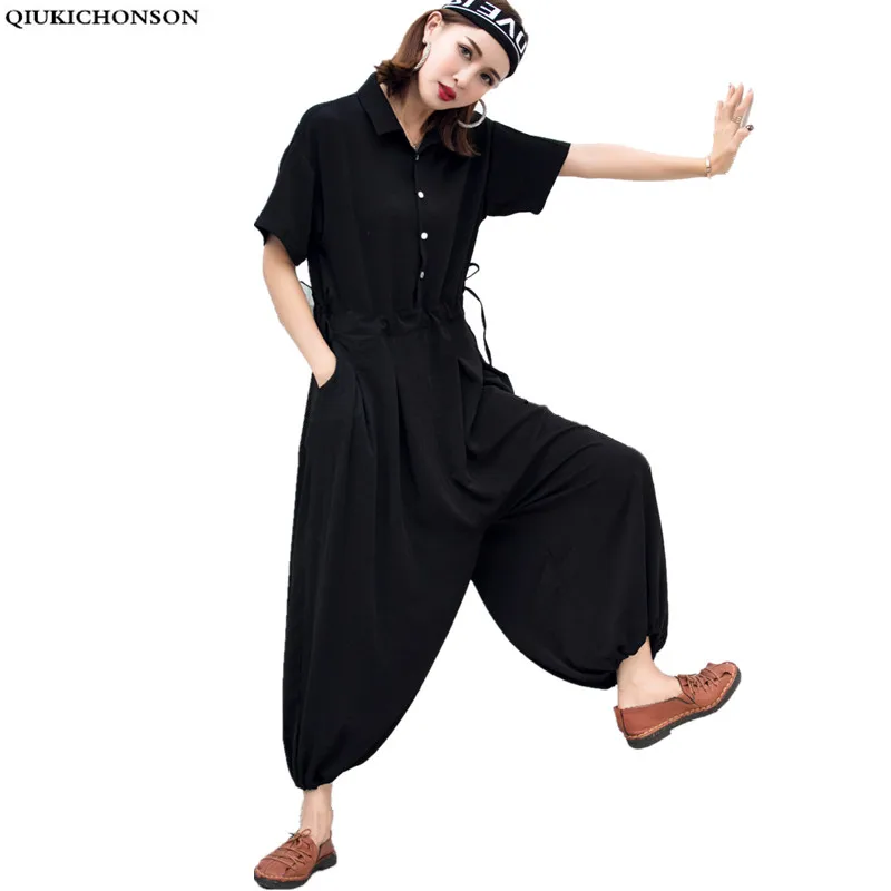 summer 2018 plus size jumpsuits korean fashion jumpsuite women rompers