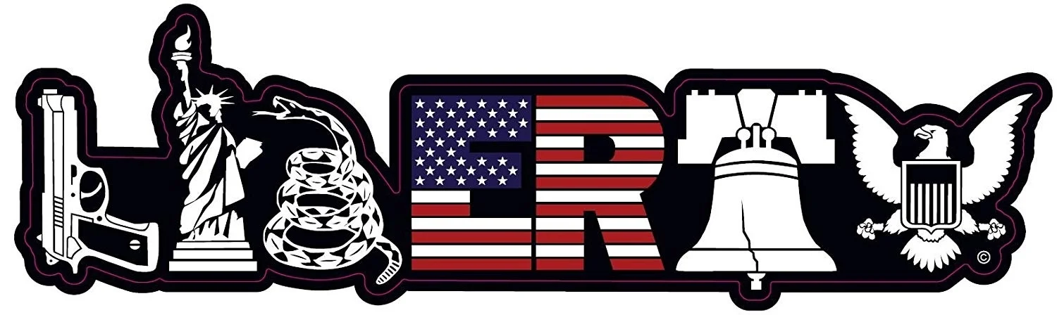 Для патриотической наклейка на бампер Liberty для грузовика автомобиля Jeep заднее