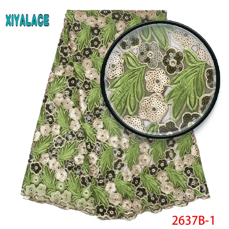 

Laterst Organza Lace Fabric High Quality African Lace Fabric Embroidery French Lace Fabric With Sequins For Nigerian Lace 2637b