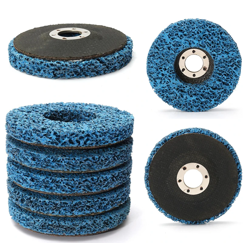 5pcs 3 inch Paint & Rust Remover Clean Wheel Abrasive Angle Grinder Discs Tool 