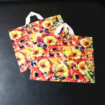 

Floral Thicken Plastic Carry Bag Party Favor Wedding Gift Bag Shopping Bag
