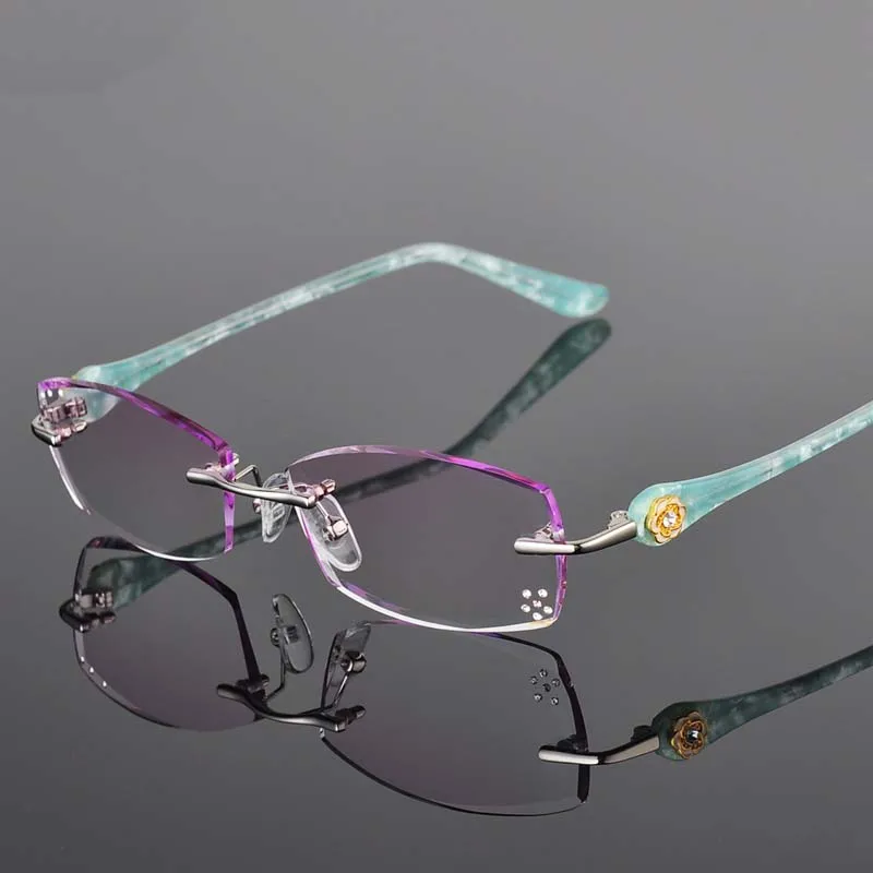 1.61 Index Single Vision Prescription Eyeglasses Diamond Trimming