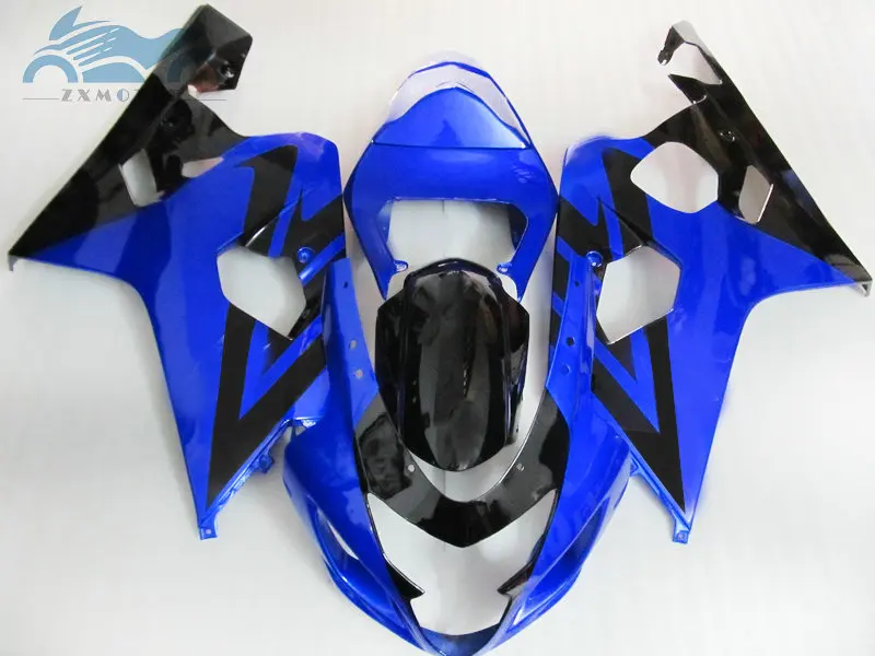 Обновите комплект обтекателей для SUZUKI 2004 2005 GSXR 600 R750 спортивные обтекатели комплект 04 05 GSXR750 GSXR600 K4 темно-синие запасные части корпуса