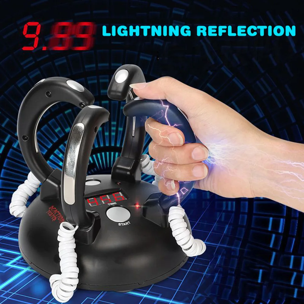 

Electric Shocking Lie Detector Adjustable Reaction Toy Adults Bar Party Entertainment Liar Truth Desktop Game Gift