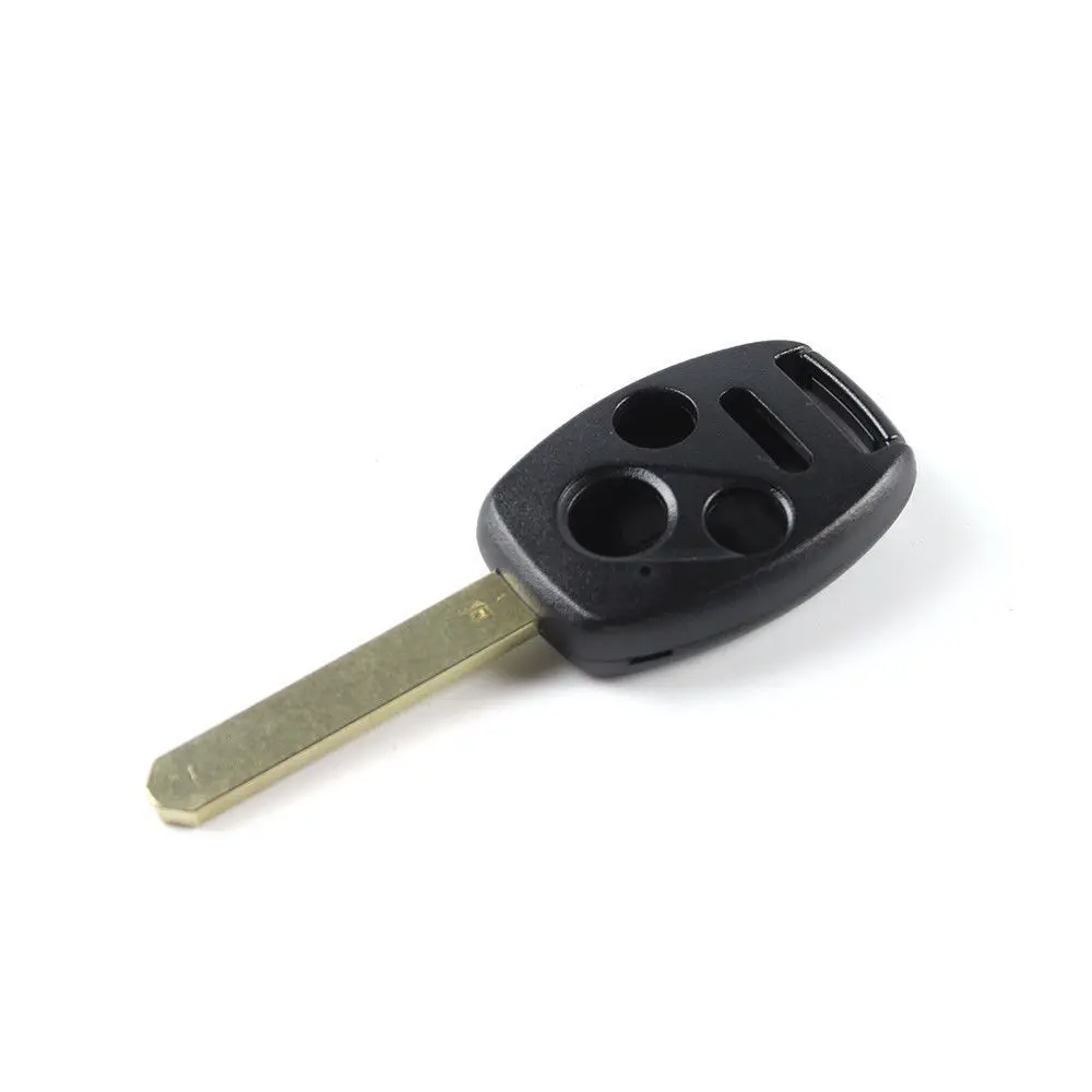 

4 Button Key Shell Black Remote Key Case Replacement Key Shell Case Fob For Honda Accord Civic CRV Pilot Fit