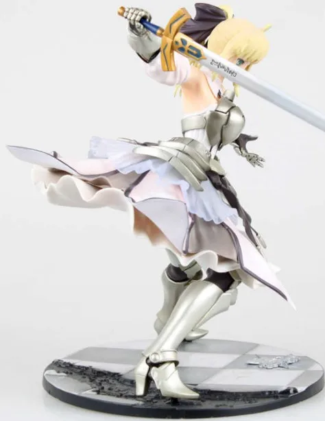 Fate Stay Night неограниченное коды Saber Lily 1/7 весы 22 см ПВХ фигурка Фигурки Коллекционная
