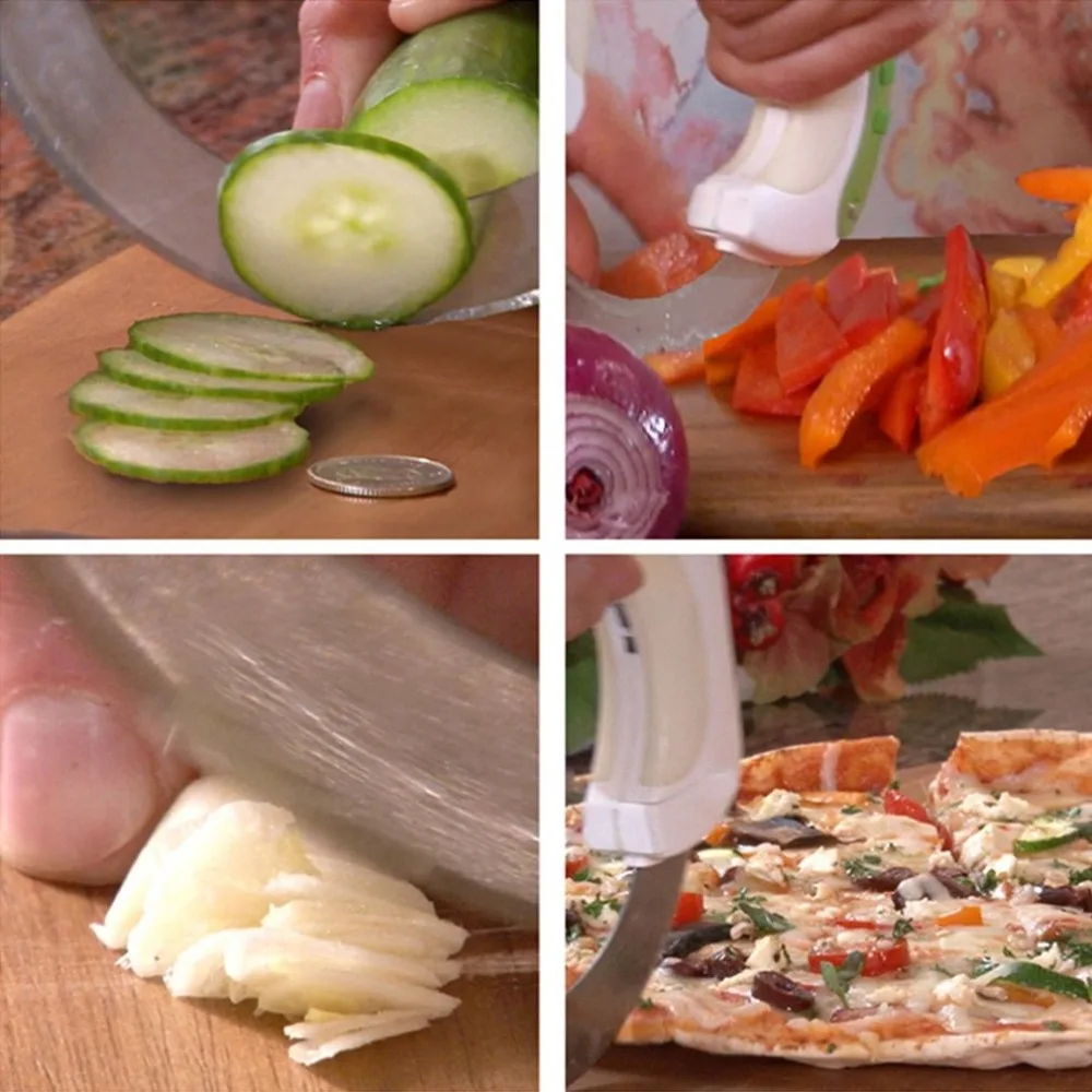 Качения Ножи круговой резак специй пиццы колеса Ножи для выпечки, овощей измельчитель мяса Кухня нож для резки огурцов дома Наборы