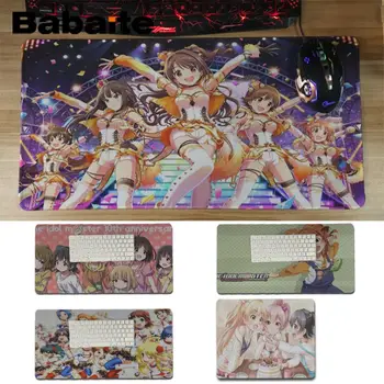 

Babaite The Idol Master girls Customized MousePads Computer Laptop Mouse Mat Unique Desktop Pad Game Lockedge Large Mousepad