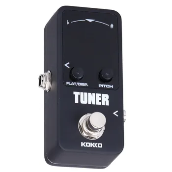 

New Electric Guitar Tuner Effects Mini Pedal Guitarra Tuning Foot Pedal For Guitar Bass Violin Ukelele Effect Device Accessories