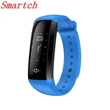Smartch Смарт Браслет M2S сердечного ритма шагомер сна фитнес-трекер IP67 Водонепроницаемый smartband для Android IOS Телефон